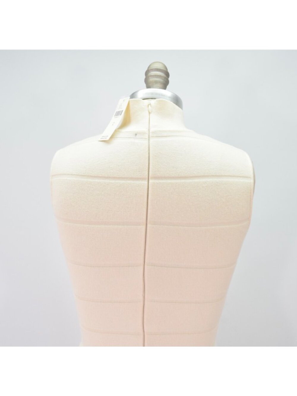 Anthropologie NWT Blithe LA Off-White Knit + Chiffon Maxi Dress - Picture 8 of 9